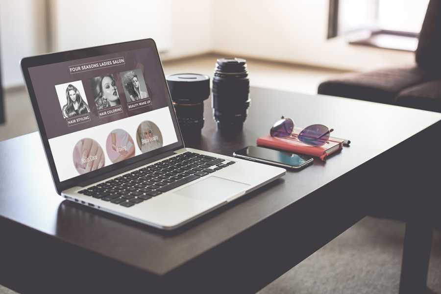 تصميم موقع FOUR SEASONS LADIES SALON 18